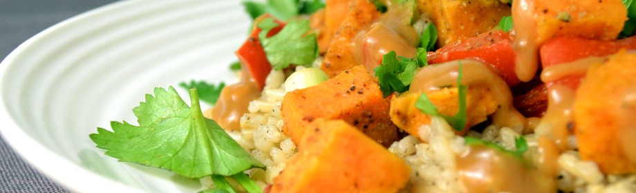 Meatless Monday: Spicy Thai Sweet Potatoes with Brown Rice